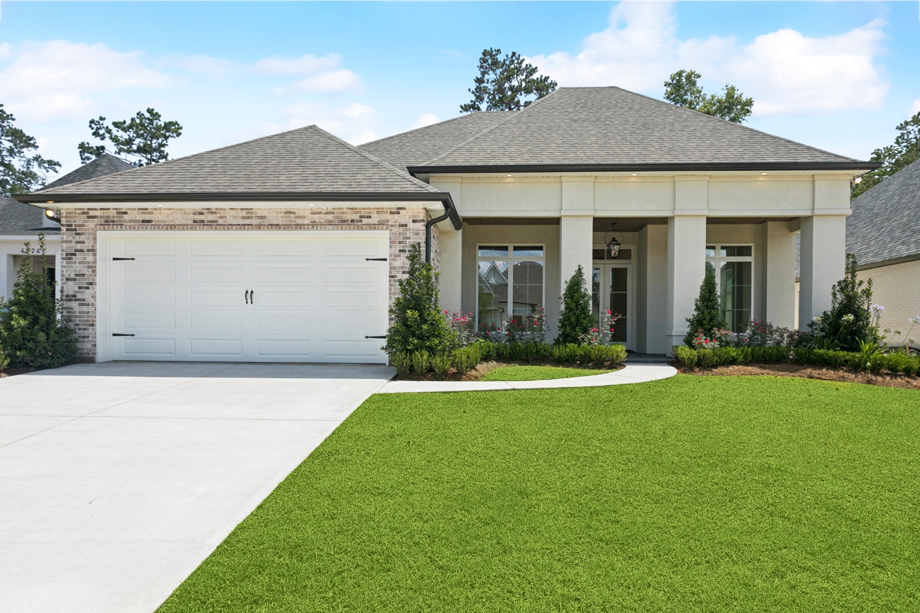 Custom luxury build exterior